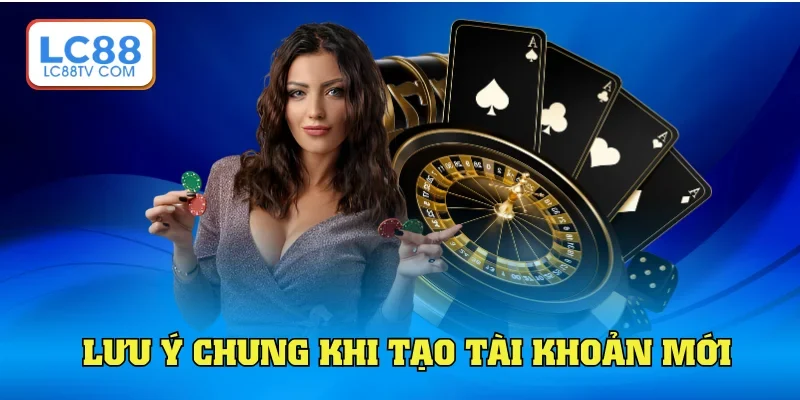 Lưu ý khi tạo tài khoản mới trên nhà cái